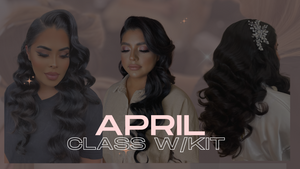 APRIL 10 & 11  HAIRSTYLING COURSE CLASS DEPOSIT