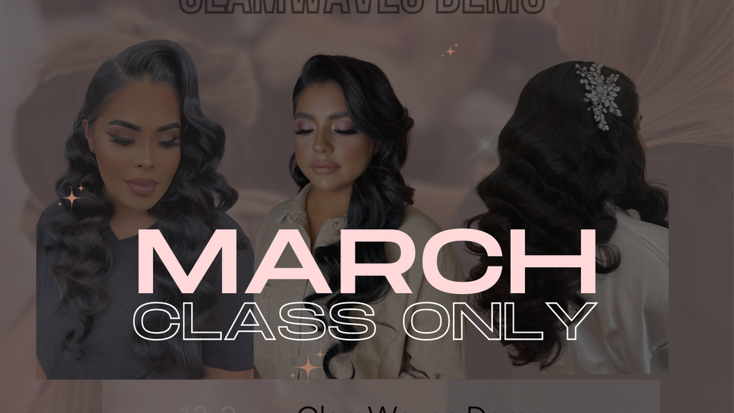 CERTIFICATE ONLY- MARCH 2023 HAIRSTYLING COURSE CLASS DEPOSIT 03/03 & 03/04