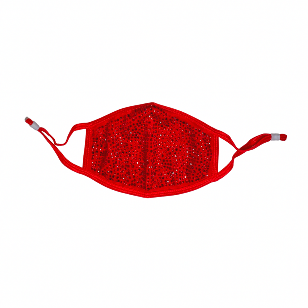 RED ON RED  GLAM FACE MASK