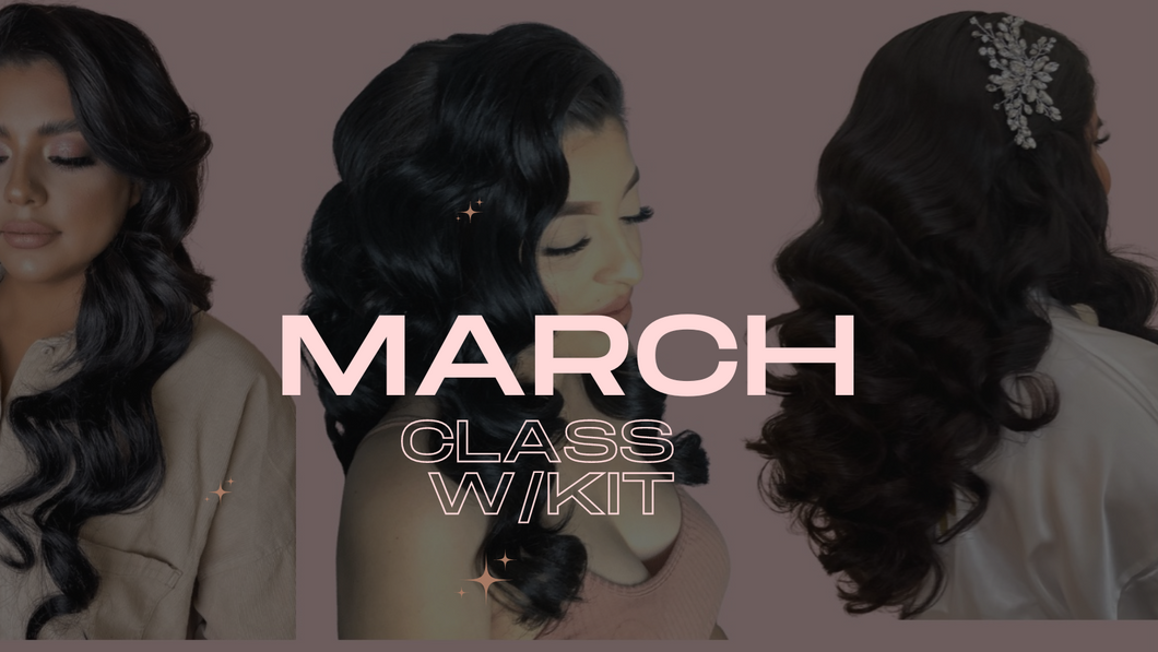 MARCH 3 & 4 HAIRSTYLING COURSE CLASS DEPOSIT